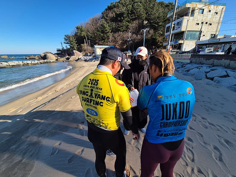 양양 서핑 현장
